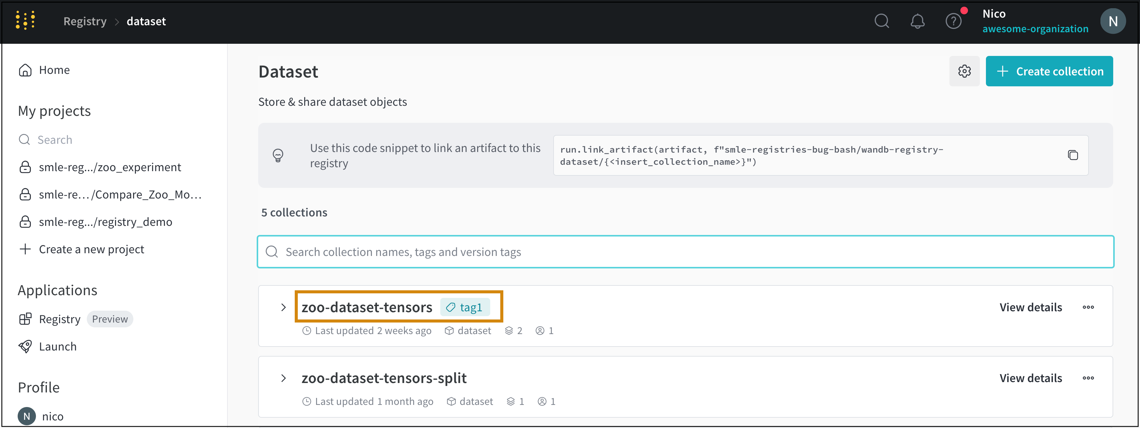 Tag management